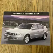 2000 TOYOTA COROLLA SECA LEVIN ULTIMA AUSTRALIA RARE BROCHURE