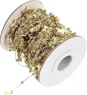 CORHAD 1 Roll Decorative Star Bead String for DIY Jewelry Making Multifunctional Pentagram Bead for Festivals and Creative Crafting Activities