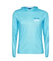 Nomad Design Women’s Long Sleeve Fishing Tech Hoodie Teal L NWT