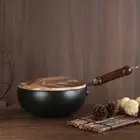 Hand Forging Frying Pan NonStick Big Belly Pot Skillet Induction Cooker Gas