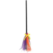 Witch Broom Cauldron Halloween Decor Party Decorations Brooms Costumes