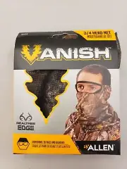 Allen Vanish Visa Form Mesh Realtree Edge 3/4 Head Net - Camo Hunting Headnet