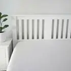 KING SINGLE WHITE FITTED SHEET HIGH QUALITY SUPERCALE ACTIL Aust Acc Supplies
