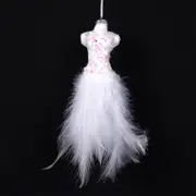 Mannequin Tree Ornament Hanging White 20cm