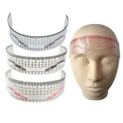 Catzon 3 Pack Eyebrow Tattoo Measure Ruler Plastic Measuring Tool-4/5/6