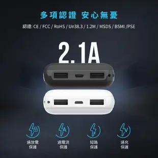 廣穎SP C100 10000mAh Silicon Power 行動電源 BMSI認證 口袋型 (2折)