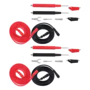 2 Sets Test Cable Leads Clips Automotive Kit Circuit Tester Probes