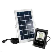 10W Solar Powered Flood Light Waterproof Security Outdoor Lamp