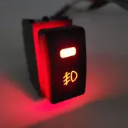 Fog Light On/Off Switch Plug Red LED Push Button For 2004-2009 TY Toyota Prius (for: Toyota)