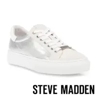 在飛比找momo購物網優惠-【STEVE MADDEN】CAPTIVE 拼接綁帶小白鞋(