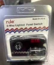 Rule Deluxe 3-Way Panel Lighted Switch Model 41
