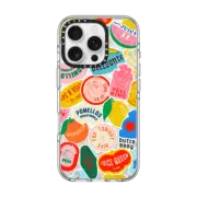 iPhone 16 Pro Clear Case MagSafe Compatible Banana Stickers
