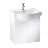 在飛比找松果購物優惠-【海夫】ITAI一太 極簡美學 經典白色雙門浴櫃組 75x5