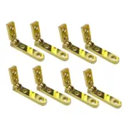 8PCS Alloy Hinge Jewelry Box Hinge Wooden Box Accessories Simple Hinge Tools