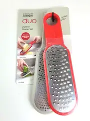 Joseph Joseph™ Duo 2-piece Zester/Grater Set with Coarse & Fine Blades - NEW