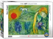 Eurographics Chagall Lovers Of Vence 1000pc Jigsaw Puzzle