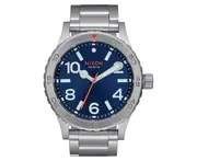 Nixon Men's 46mm 46 Stainless Steel Watch - Blue Sunray