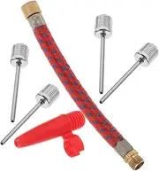 BELLIFFY Bike Pump Adaptor Tool Kit Air Ball Pump Inflator Secure Needle Valve Connector for Tire Inflation Needs