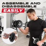 Adjustable Cast Iron Dumbbell Sets 40LBS/18KGS, 60LBS/27KGS with Alloy Steel ...