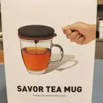 全新SAVOR TEA MUG 泡茶玻璃杯$499（綠）