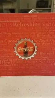 COKE COLA Scrap Book Red NEW 12.5 X 13.5