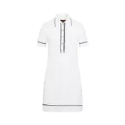 [Gucci] Gucci-White Wool Knit Polo Collar Mini Dress-Donna M STAND