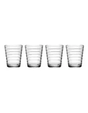[IITTALA] Aino Aalto Set of 4 Tumbler Clear