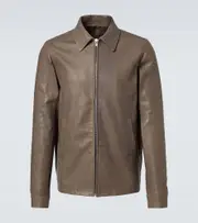 [Rick Owens] Rick Owens Brad leather jacket AU 96 grey