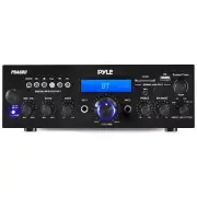 Pyle PDA6BU Bluetooth 200W Stereo Amplifier Receiver with Remote FM MP3 USB SD A