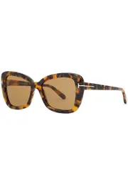 Tom Ford - Cat-eye Sunglasses Maeva, Brown, Graduated Lenses, 100% UV Protection One Size