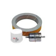 Sakura Oil Air Fuel Filter Kit for Mazda 1300 STB 1.3L 4 Cyl Petrol 70-77