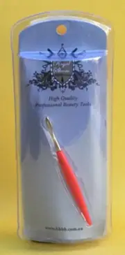 Royal Shivas Spoon Shaped Cuticle Pusher with Pink Handle 2Pk