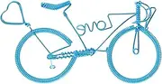 TEHAUX Love Bike Mini Bike Model Tiny Vehicle Ornament Craft Bike Figurines Desktop Bicycle Valentine Bike Sculpture Vintage Bike Figurine Miniature Bike Model Mini Bike Toy Alloy Blue