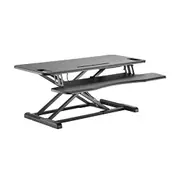 Brateck Gas Spring Sit-Stand Desk Converter Keyboard Tray Deck MDF Board Surface