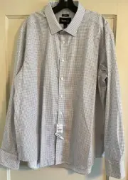 KENNETH COLE AWEARNESS, NON IRON SLIM FIT, MEN'S XL, DRESS SHIRT, NEW $59.99