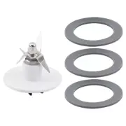 Cuisinart SPB-456-2 Blender Blade Replacement, White + 3 Blade Gaskets SPB-562-3