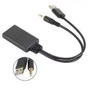 Bluetooth5.0 Receiver AdapterB 3.5mm Jack Stereo CD Audio For Car AUX Speaker
