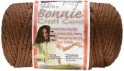 Bonnie Macrame Craft Cord 6mmX100yd-Almond Almond 300 Foot