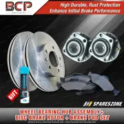 Front Wheel Bearing Hub Ass Rotor Pad Kit for Subaru Liberty BL BP 03-04 157mm