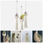 Pineapple Shape Cotton Braid Hanging Basket Cotton Storage Pocket Christmas