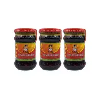 Lao Gan Ma Chili Fried Pork Flake (Chilli Sauce with Minced Pork) 210g 3 Pack