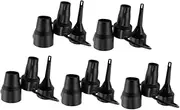 WOONEKY 5Sets Replacement Nozzles for Air Beds Durable Inflatable Pump Nozzles Compatible Inflatables Convenient Compact Design for Go Use