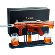 Gifts for Men Dad, Kollea Gun Whiskey Decanter Set-Limited Edition, Liquor De...