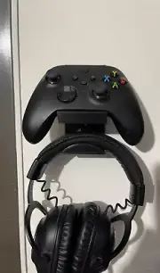 XBOX Series PlayStation PS5 1 Controllers and Headset Wall Mount Holder Stand