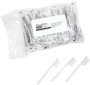 N-STA-Smile Pre-Pasted Mini Disposable Toothbrush (10 Pack) - Mint Flavor - Soft Bristles - White - Reusable - Adults