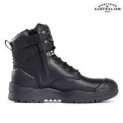 Mongrel 561020 High Zip Safety Boot Rubber Black
