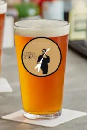 Lenny Kravitz - Rock and Roll - 16oz Pint Beer Mixing Glass Pub Barware Seltzer