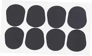 HONITANO 16pcs Black Alto Saxophone Clarinet Mouthpiece Cushions Comfortable Patches for Optimal Sound Durable Odourless for Musicians