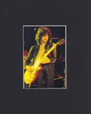 8X10" Matted Print Art Picture Led Zeppelin: Jimmy Page