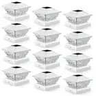 12 Pack Solar Post Cap Lights, 2 Mode Bright Solar Post Lights Outdoor Waterp...